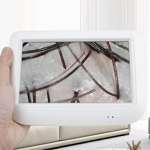 محلل الشعر لتشخيص البشرة، جهاز تحليل الرطوبة الرقمي بشاشة LCD مقاس 5 بوصات، جهاز تحليل الرطوبة للشعر in Kuwait