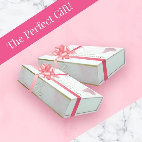 Derma Roller Kit (0.25mm) And Gua Sha Gift Set - 2 In 1 Derma Roller Kit Massager And Skin Care Tools For Face, Neck, Eyes - Facial Roller And Massager - Great Birthday, Valentines Day Gift for Women in Saudi Arabia