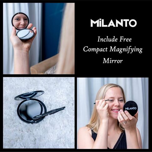 Milanto Nail Clippers – Nail Clippers for Men and Women – Professional Fingernail Clippers – Durable Stainless Steel – Includes Pocket Mirror, Tweezers, Nail File – Manicure and Pedicure Set in Kuwait