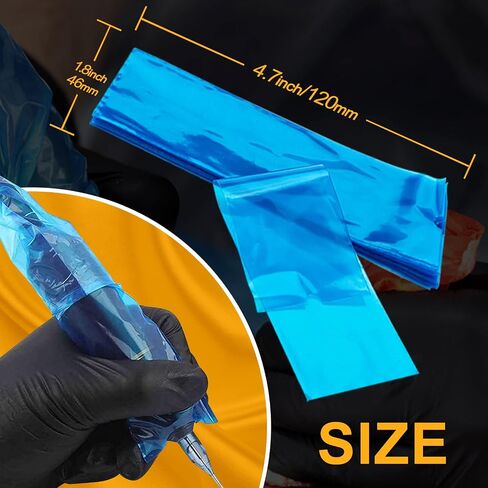 LEEYUKA Pen Covers Bags - 200pcs Machine Covers Bags Cartridge Pen Covers Sleeves Filter Pen Type Bag for Tattooing Protect Cartridge Pen Grips… in Saudi Arabia