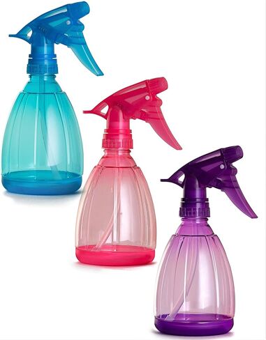 زجاجات رشاشات فارغة - عبوة من 3 قطع - بخاخ قابل لإعادة الملء سعة 30 أونصة - مانع للتسرب - بخاخة متينة مزودة برذاذ وأوضاع ستريم in Kuwait