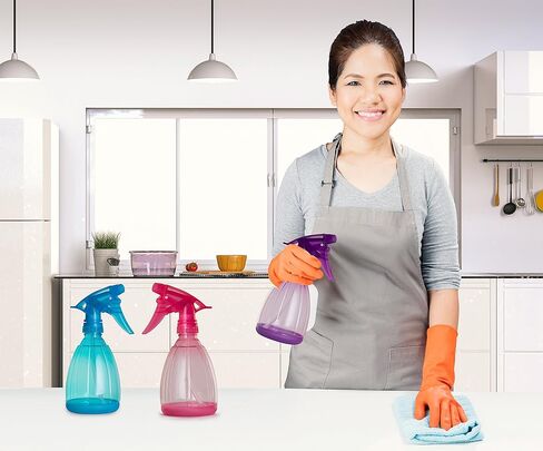 زجاجات رشاشات فارغة - عبوة من 3 قطع - بخاخ قابل لإعادة الملء سعة 30 أونصة - مانع للتسرب - بخاخة متينة مزودة برذاذ وأوضاع ستريم in Kuwait