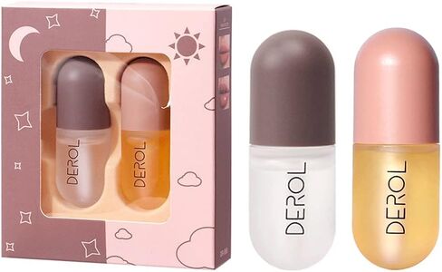 Lip Plumper, Lip Plumping Lip Gloss, Lip Care Serum, Lip Enhancer, Reduce Fine Lines, Increased Elasticity, Lip Enhancer for Fuller (Ginger+ Peppermint Lip Plumper Set) in Saudi Arabia