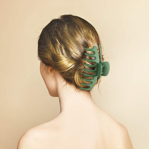 Large Hair Clips for Thick Hair, 10 PCS (5 color x 2 style available) Strong hold, Perfect for Women, Ladies and Girls.4 Inch Big Hair Claw for Heavy Hair (ANeutral Color) in Saudi Arabia