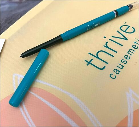 Thrive Causemetics Infinity Waterproof Eyeliner Unboxed PLUS Assorted Makeup Bag TALIA (Navy Matte) in Kuwait