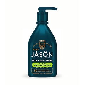 JĀSÖN Men's Calming 2-in-1 Face & Body Wash, 16 oz