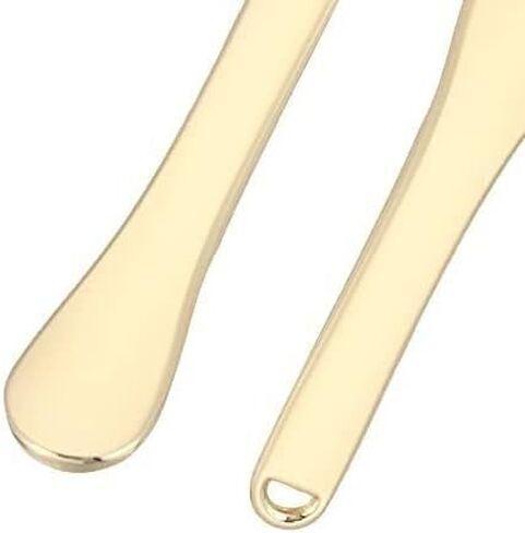 JJLFresheners Metal Cosmetic Spatulas, Makeup Spoon Mini Eye Cream Applicator Facial Cream Mask Scoop Tool Tiny Spatulas for Cosmetics Beauty Accessories(Gold, Silver, Rose Gold) 3PCS in Saudi Arabia