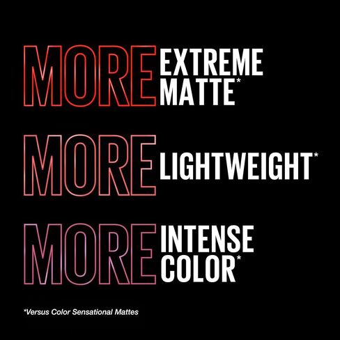 Maybelline Color Sensational Ultimatte Matte Lipstick, Non-Drying, Intense Color Pigment, More Coffee, Coffee Bean Brown, 1 Count in Saudi Arabia