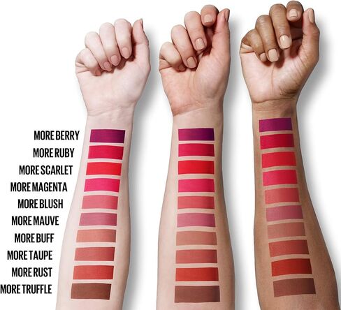 Maybelline Color Sensational Ultimatte Matte Lipstick, Non-Drying, Intense Color Pigment, More Coffee, Coffee Bean Brown, 1 Count in Saudi Arabia