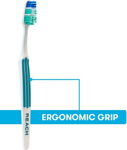 REACH Advanced Design Adult Toothbrush, Firm, 7 Count in Saudi Arabia