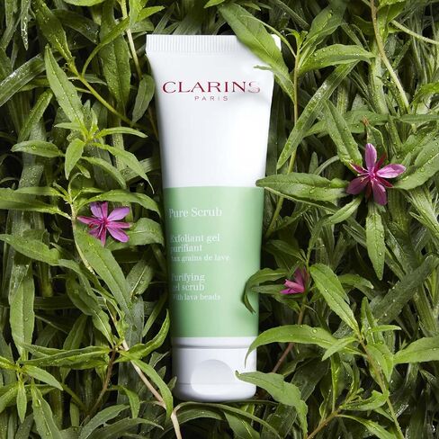 Clarins Pure Scrub | Award-Winning | Foaming Gel Face Scrub With Lava Beads | Deeply Exfoliates, Mattifies and Visibly Tightens Pores | Paraben-No | SLS-No | Mineral Oil No | Oily To Combination in Saudi Arabia