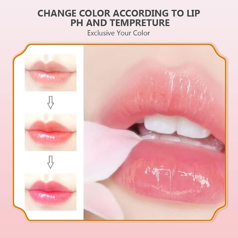 2Pcs Lippo Thermochromic Lip Balm,Cat Paw Shaped Lip Balm,Color Changing Lip Balm, Mini Cute Moisturizing Lip Balm, Long Lasting Moisturizing Lip Balm for Winter in Saudi Arabia