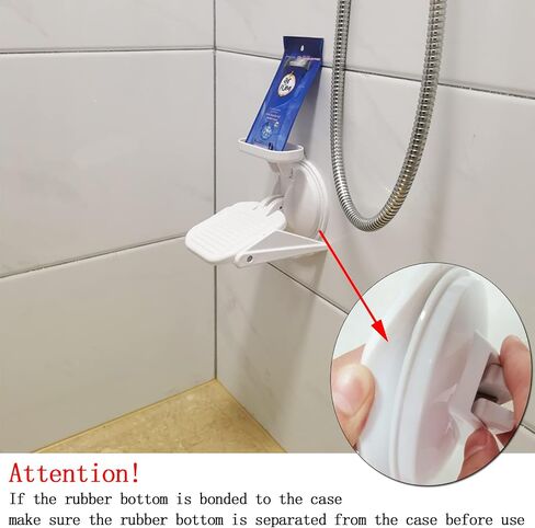 Shower Foot Rest,Shower Foot Rest for Shaving Legs Upgrade Attach Soap Dish Can Folding Portable Foot Rest Replace Shower Stools in Saudi Arabia