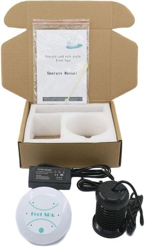 Saweyona Portable Ionic Foot Spa Detox Foot Bath Machine, Ionic Detox Foot Spa Ion Cleanse with 5 Liners for Home Use Spa Club Salon or Holiday Travel Gift US Stock(Tub not Include) in Saudi Arabia