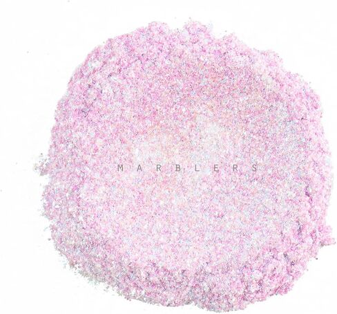 MARBLERS Cosmetic Grade Sparkle Mica Powder [Steel Blue Pearl] 0.11oz (3g) | Pearlescent | Dye | Non-Toxic | Vegan | Cruelty-Free | Festival, Rave & Party Makeup | Eye, Hair, Nail Polish, Eyeshadow in Kuwait