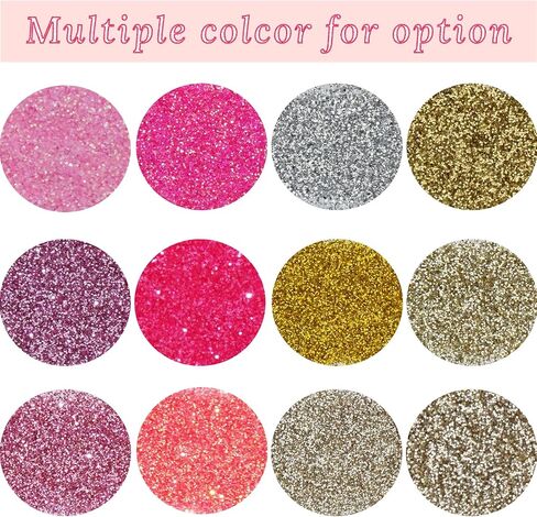 180 Grams Fine Glitter, 6 Colors Pink Extra Fine Glitter, Holographic Ultra Fine Glitter for Makeup Body Nail Face Hair Eyeshadow Lip Gloss, Arts Crafts Slime Resin Glitter Sequins Set in Saudi Arabia