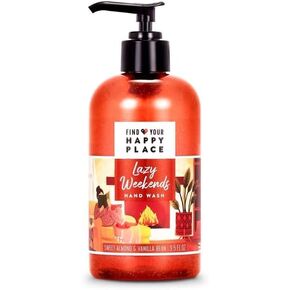 Find Your Happy Place Liquid Gel Hand Wash Lazy Weekends Sweet Almond And Vanilla Bean 9.5 fl oz in Saudi Arabia