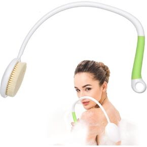 فرشاة حمام خلفية بمقبض طويل للاستحمام بمقبض منحني على شكل حرف U لمسبار السن والمعاقين وضعاف الحركة بعد الجراحة، الكتف المتجمد والسمنة in Kuwait