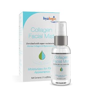 Hyaluronic Acid Collagen Facial Mist—Moisturizer Spray, Non-greasy Hydrating Primer & Makeup Setting Spray – Dye, Fragrance, & Cruelty-Free (2 oz) in Kuwait
