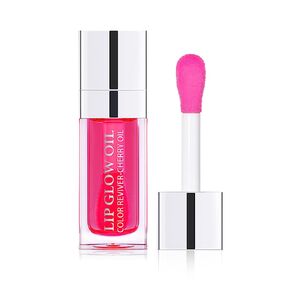 6ml Hydrating Lip Glow Oil, Transparent Plumping Lip Gloss, Moisturizing Lip Oil Gloss Lip Oil Tinted for Lip Care and Dry Lips (007# Raspberry)