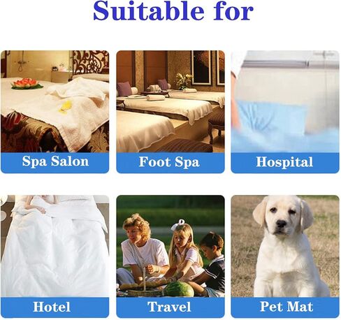 100pcs 31 x 70 Inches Disposable Bed Sheets Massage Bed Cover Non Woven Spa Sheets Waterproof Fabric for Hotel Spa Wax Tattoo Salon in Saudi Arabia