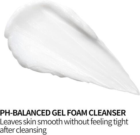 SAM’U PH Sensitive Gel Foam | Daily Face Wash for Sensitive Skin | Hydrating Facial Cleanser w/Hyaluronic Acid & Centella Asiatica | Korean Face Wash Foaming Cleanser (Pack of 1, 5.07 Fl oz.) in Saudi Arabia