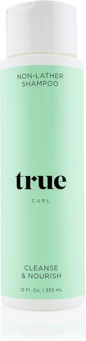 True Curl Non-Lather Shampoo. Vegan, Cruelty Free, Cleanse and Nourish Hair, Scalp. Silicone, Sulfate and Paraben-Free, 12 Fl Oz. in Saudi Arabia