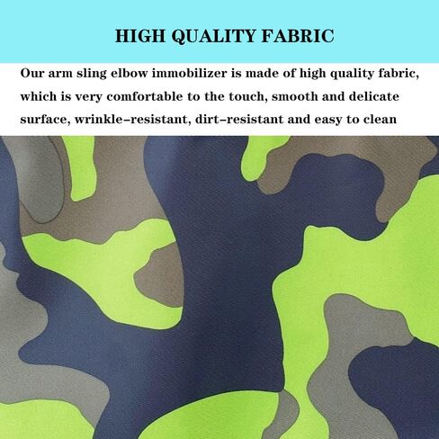 Ledhlth Camo Arm كتف حبال للرجال والنساء المراهقين والشباب البالغين حبال دعامة منع الحركة دعم لإصابة الكتف والكوع والمعصم (أخضر مموه، البالغون L) in Kuwait