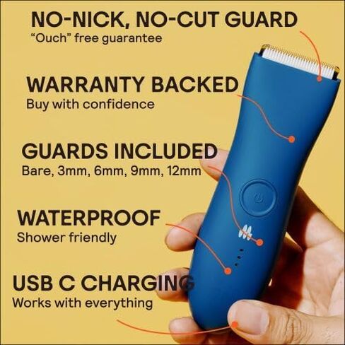 Meridian Premium Trimmer for Men and Women, USB C Charging, Travel Lock, 6 Colors Available, Blaze in Saudi Arabia