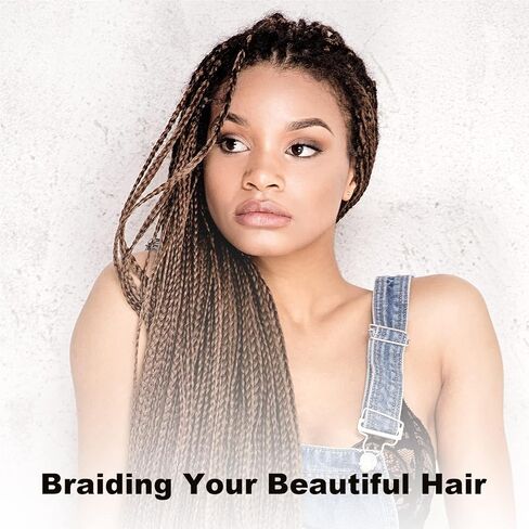 Aoibrloy Braiding Hair Rack, Wooden Standing Hair Holder with 72 Pegs Collapsible Hair Separator Rack for Hair Braid in Kuwait