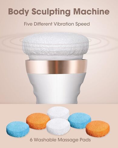 Kodera Body Sculpting Machine, Cellulite Massager, Upgraded 2.0 Body Massage with 6pcs Pads for Belly/Leg/Arms/Butt in Saudi Arabia