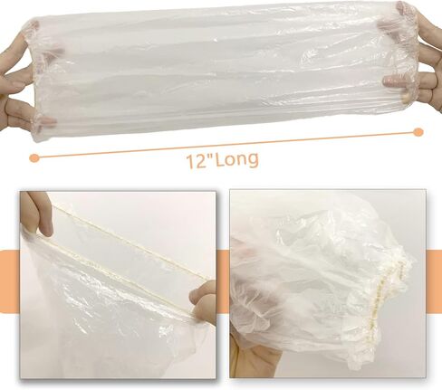 PICC Line Shower Cast Cover, Disposable Waterproof Elbow Bandage Wound Protect Sleeve, 20 Pcs, Fits Circumference: 17" - 22", 12" Long in Saudi Arabia
