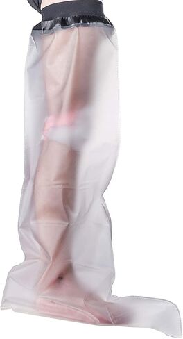 Waterproof Extra Large Leg cast Cover for Shower Adults, Extra Wide Foot Cast Protector Watertight Leg Shower Boot for Plus Size Foot Casts Orthopedic Boots, Toe Bunion Post Surgery Bandage Wrap in Kuwait