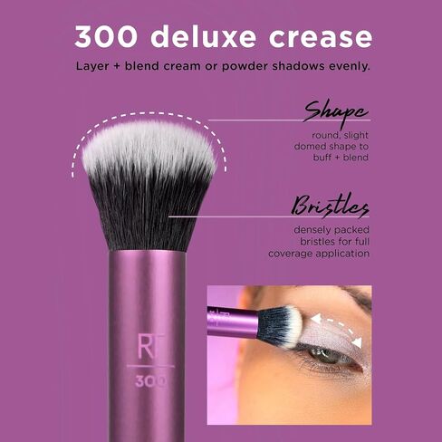 Real Techniques Brow Shaping Set, Spoolie, Tweezers & Brow Brushes, Dual-Ended Tools, For Styling, & Shaping Eyebrows, Get Full, Fluffy Brows, Multiuse Brushes, Cruelty-Free, 3 Piece Set in Saudi Arabia