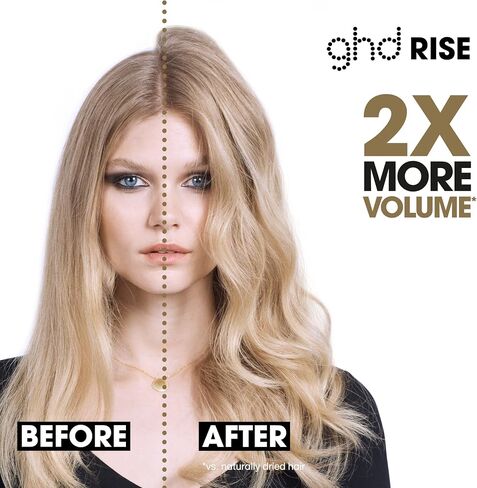 فرشاة شعر ghd Rise Hot Air - فرشاة احترافية لتكثيف الشعر ومجفف شعر، فرشاة تجعيد ساخنة لتجفيف الشعر للحصول على أقصى قدر من الرفع مع مصفف شعر أكثر أمانًا ودرجة حرارة مثالية - أسود in Saudi Arabia