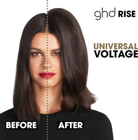 فرشاة شعر ghd Rise Hot Air - فرشاة احترافية لتكثيف الشعر ومجفف شعر، فرشاة تجعيد ساخنة لتجفيف الشعر للحصول على أقصى قدر من الرفع مع مصفف شعر أكثر أمانًا ودرجة حرارة مثالية - أسود in Saudi Arabia