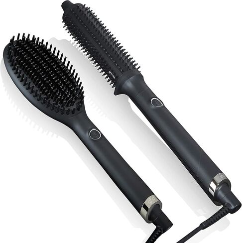 ghd Rise Hot Air Hair Brush ― Professional Volumizing Hair Brush Blow Dryer, Hot Curling Brush to Dry Hair for Maximum Lift with Safer-for-Hair Styler Optimum Temperature ― Black in Saudi Arabia