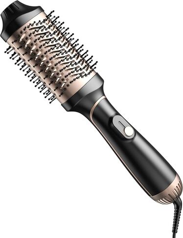 6 in 1 Hair Dryer Brush and Volumizer, Detachable Styler, One-Step Hot Air for Straightening Curling Drying Combing Styling in Saudi Arabia