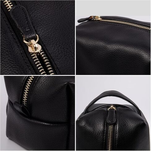 حقيبة سفر من جلد البولي يوريثين، حقيبة ماكياج، حقيبة حلاقة جلدية للرجال، حقائب حلاقة كبيرة مضادة للماء، حقائب سفر لمستلزمات العناية للنساء، منظم للسفر، منظم أدوات العناية بالنظافة والتزيين in Kuwait