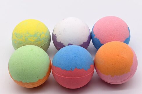 Organic Bath Bombs with Surprise Natural Real Gemstone Jewelry Inside.Handmade Bubble Bath Spa Set. Fizzies Spa kit with Essential Oils. Birthday Christmas Valentines Gift for Girls Boys Women. SET2 in Saudi Arabia