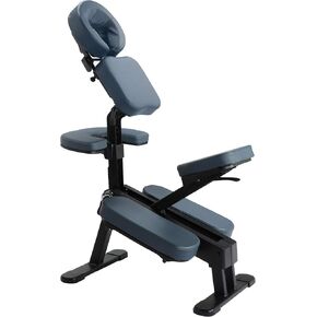 Master Massage Gymlane Portable Massage Chair-Ergonomically Designed with 2-Inch Foam Cushioning, Multiple Configurations, Supports up to 600lbs-Portable Tattoo Chair