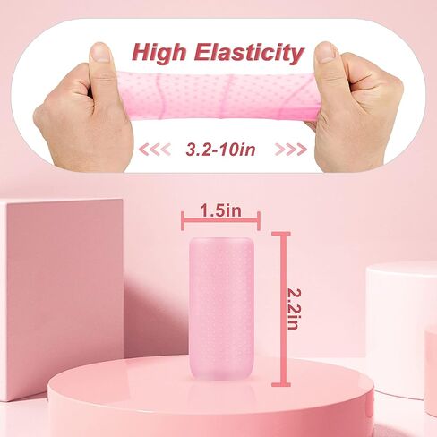 يوسوني ملحقات قابلة لاعادة الاستخدام من السيليكون المرن لمستلزمات النظافة ذات الحجم القياسي والسفر وشنطة السفر والامتعة المحمولة. (10 قطع)، متعدد الالوان، غطاء ذكي, متعدد الألوان, غطاء ذكي in Kuwait