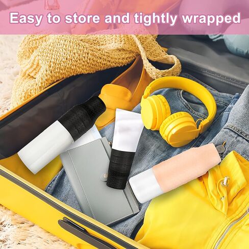 يوسوني ملحقات قابلة لاعادة الاستخدام من السيليكون المرن لمستلزمات النظافة ذات الحجم القياسي والسفر وشنطة السفر والامتعة المحمولة. (10 قطع)، متعدد الالوان، غطاء ذكي, متعدد الألوان, غطاء ذكي in Kuwait