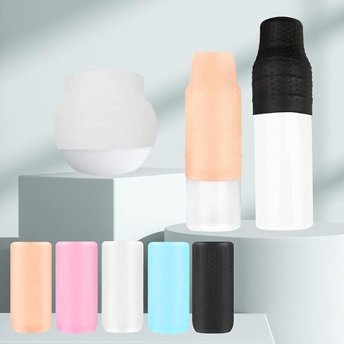 يوسوني ملحقات قابلة لاعادة الاستخدام من السيليكون المرن لمستلزمات النظافة ذات الحجم القياسي والسفر وشنطة السفر والامتعة المحمولة. (10 قطع)، متعدد الالوان، غطاء ذكي, متعدد الألوان, غطاء ذكي in Kuwait