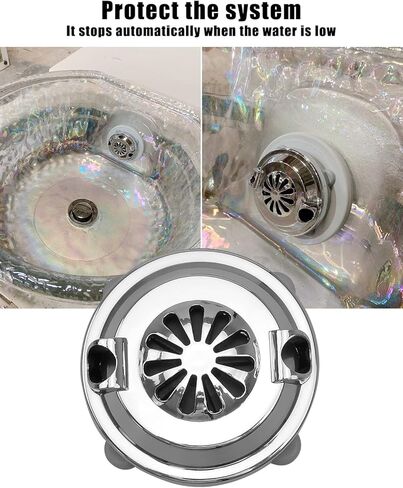 EMIHO BF-004 Magnetic Jet Motor Head 4 Pin Fit for Luraco Jet Motor Pedicure SPA Chair Part Includes Propeller and Cap, Silver in Saudi Arabia