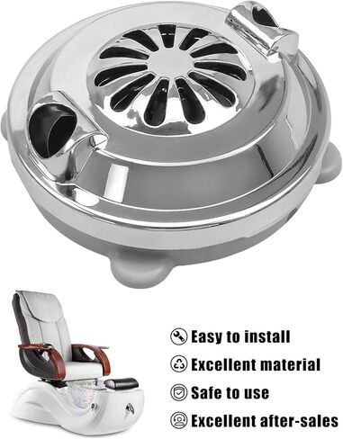 EMIHO BF-004 Magnetic Jet Motor Head 4 Pin Fit for Luraco Jet Motor Pedicure SPA Chair Part Includes Propeller and Cap, Silver in Saudi Arabia