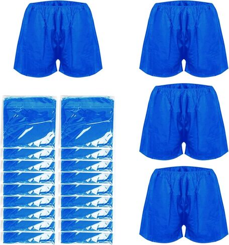 Ujuuu 50 جهاز كمبيوتر شخصى المهنية صالون الرجال الملاكم السراويل المتاح الرجال السراويل الملابس الداخلية سوبر سميكة الأزرق المتاح الذكور الملاكم السراويل الذكور القابل للتصرف سبا الملابس الداخلية الملاكم للتدليك الدباغة، الأزرق in Kuwait