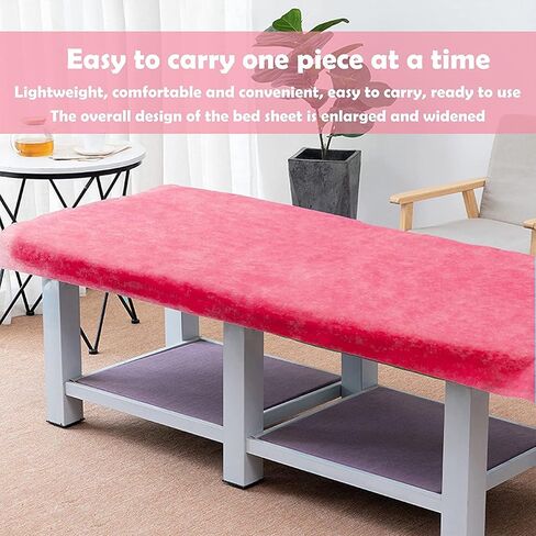 100pcs Disposable Massage Table Cover, Fitted Spa Bed Sheets Elastic Waterproof Bed Sheets for Spa Tattoos Protective Massage Table Cover Barrier Esthetician Supplies in Saudi Arabia