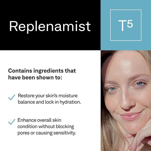 facetheory Replenamist T5 - Face Mist, Dermal Treatment Face Mist, Toner for Dry Skin, 2% Niacinamide, Prickly Pear and Cactus Water, Vegan & Cruelty-Free, Made in UK | 3.4 Fl Oz in Saudi Arabia