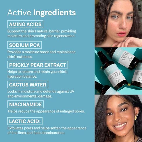 facetheory Replenamist T5 - Face Mist, Dermal Treatment Face Mist, Toner for Dry Skin, 2% Niacinamide, Prickly Pear and Cactus Water, Vegan & Cruelty-Free, Made in UK | 3.4 Fl Oz in Saudi Arabia